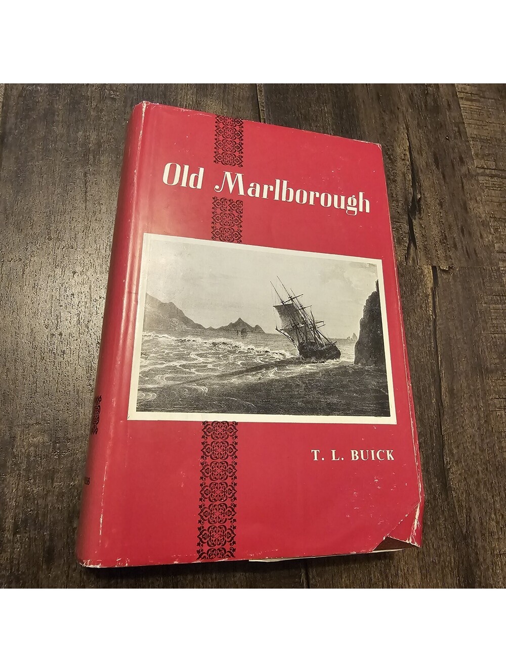 Old Marlborough Hardcover Book New Zealand History Buick 1976 Capper Press